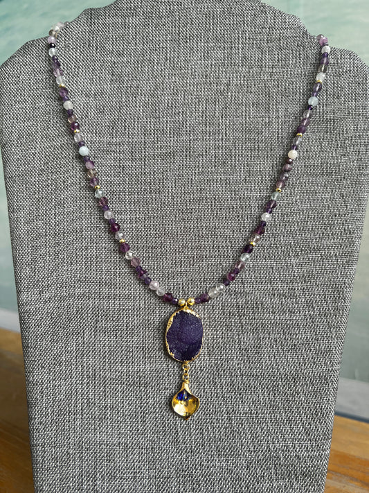 Purple Druzy