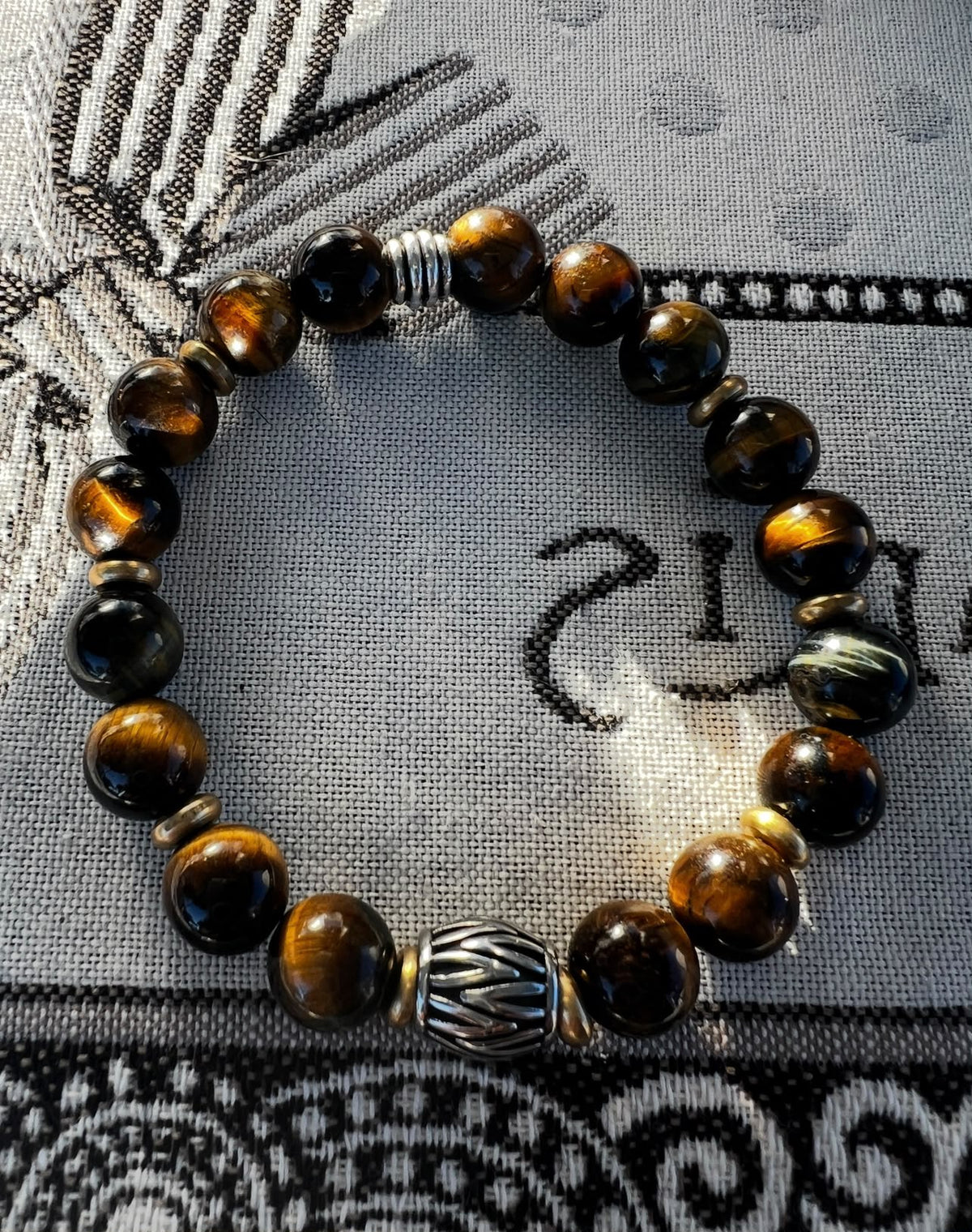 Staircase Of Life tiger eye bracelet
