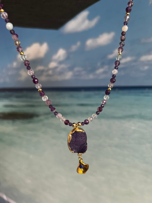 Purple Druzy